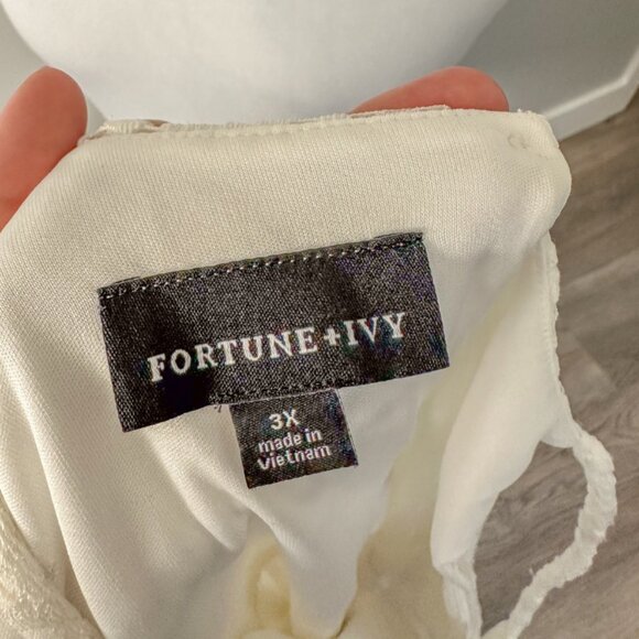 Fortune + Ivy White Lace Dress - Picture 2 of 8